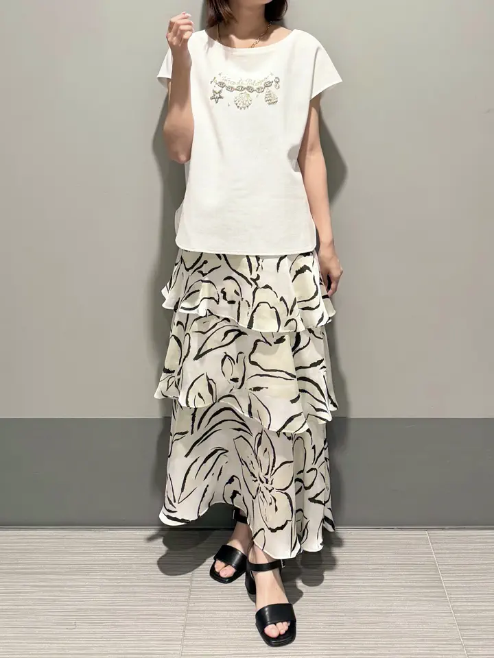 GRACE CONTINENTAL MORITA AI コーディネート画像