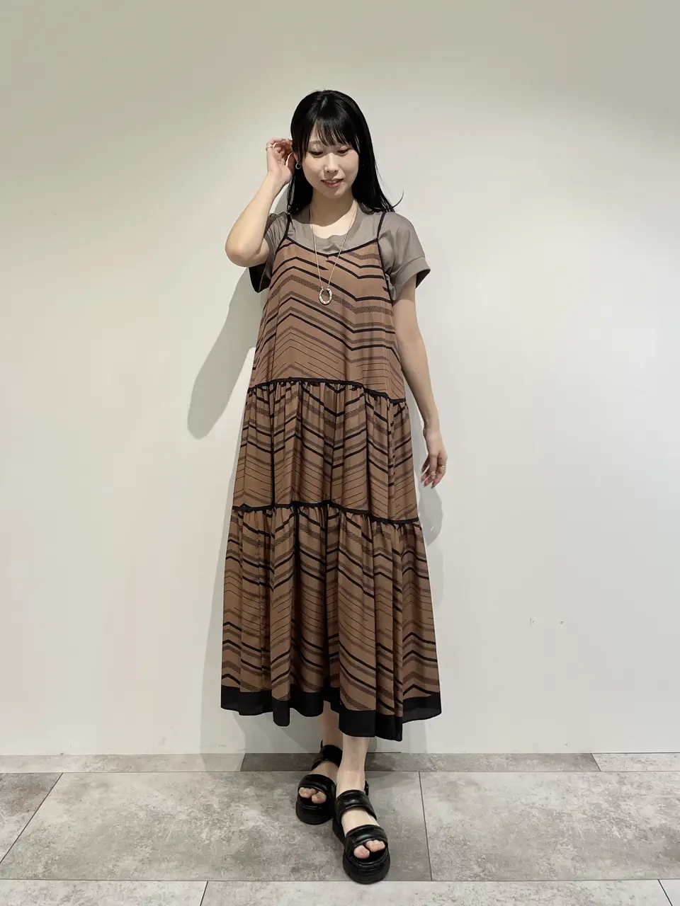  端場 わかな コーディネート画像