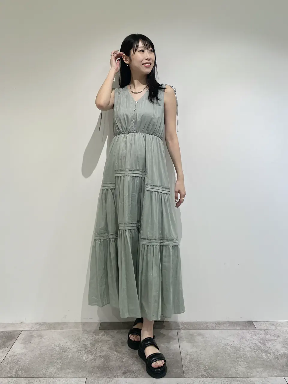  端場 わかな コーディネート画像