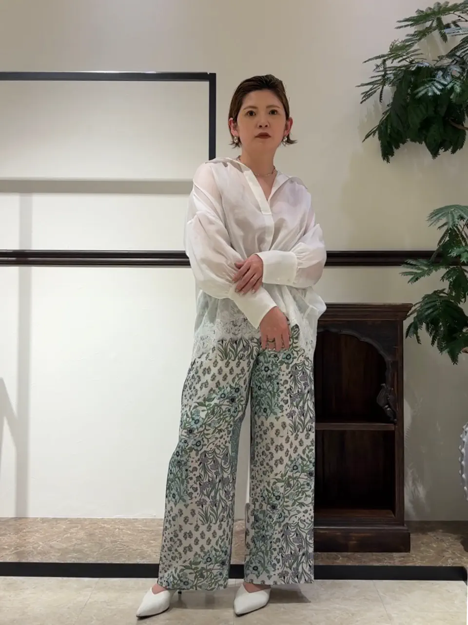 GRACE CONTINENTAL N.YURI コーディネート画像