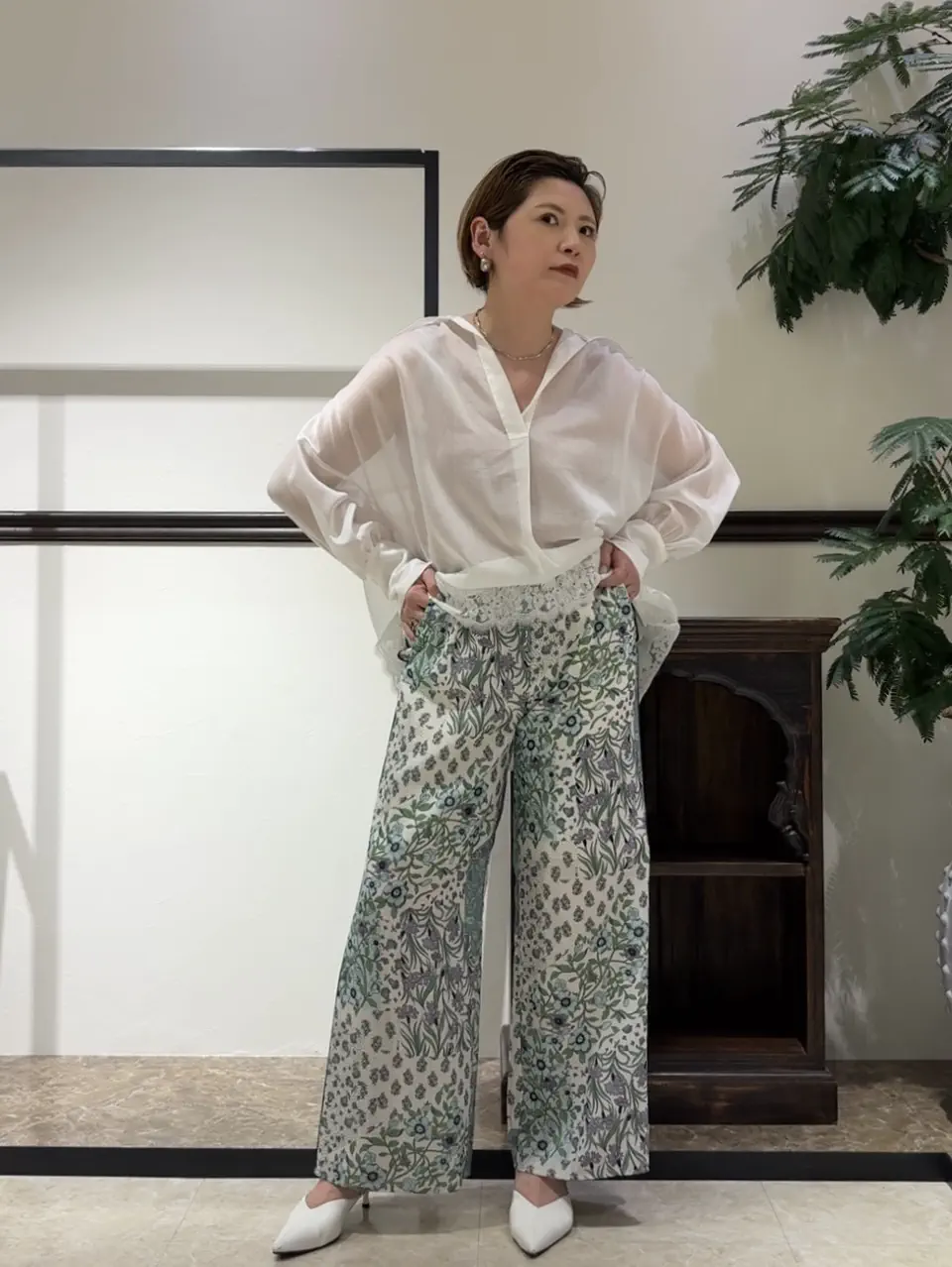 GRACE CONTINENTAL N.YURI コーディネート画像