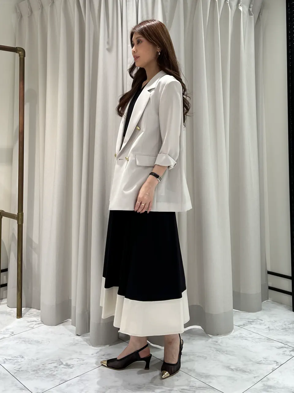 GRACE CONTINENTAL 志田　悠 コーディネート画像