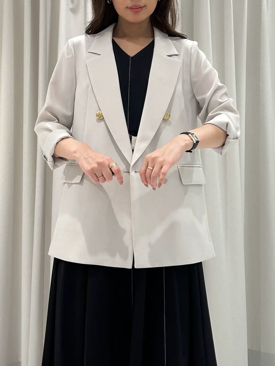 GRACE CONTINENTAL 志田　悠 コーディネート画像