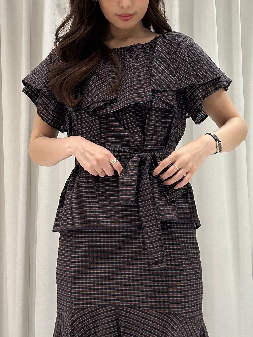 GRACE CONTINENTAL 志田　悠 コーディネート画像