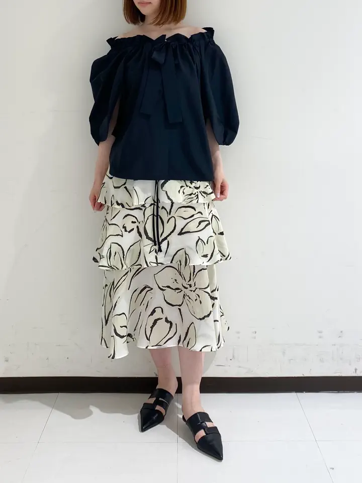 GRACE CONTINENTAL mikiho コーディネート画像