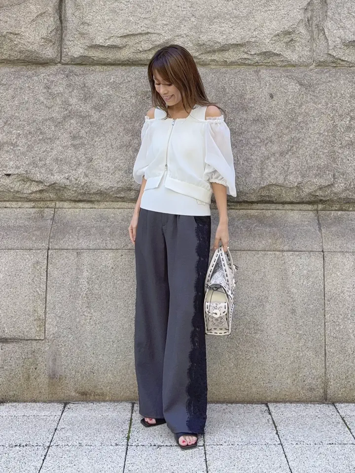 GRACE CONTINENTAL yukimi yonee コーディネート画像