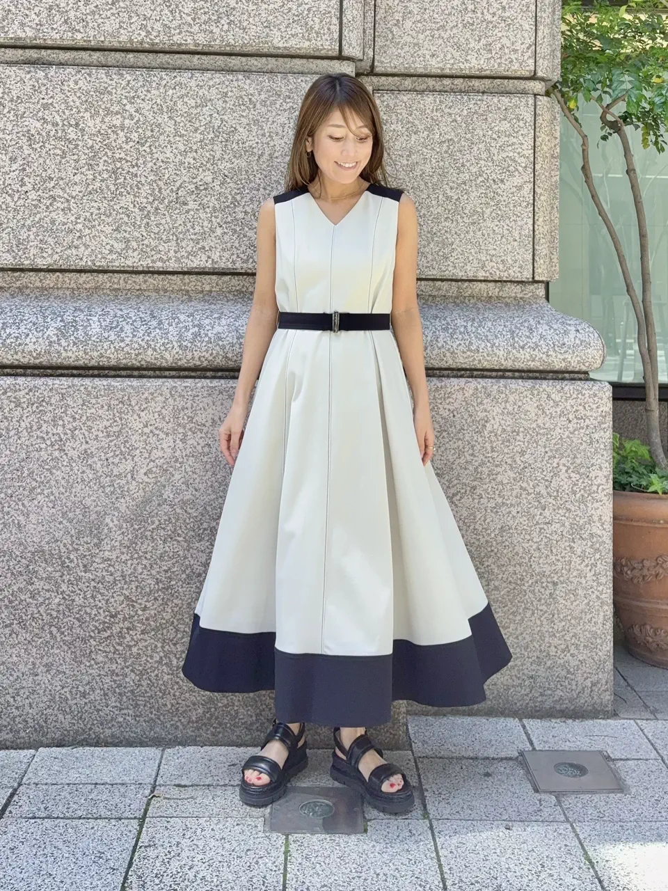 GRACE CONTINENTAL yukimi yonee コーディネート画像