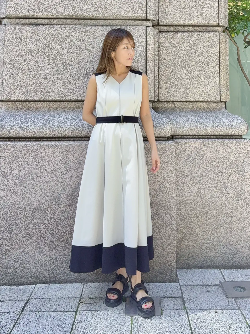 GRACE CONTINENTAL yukimi yonee コーディネート画像