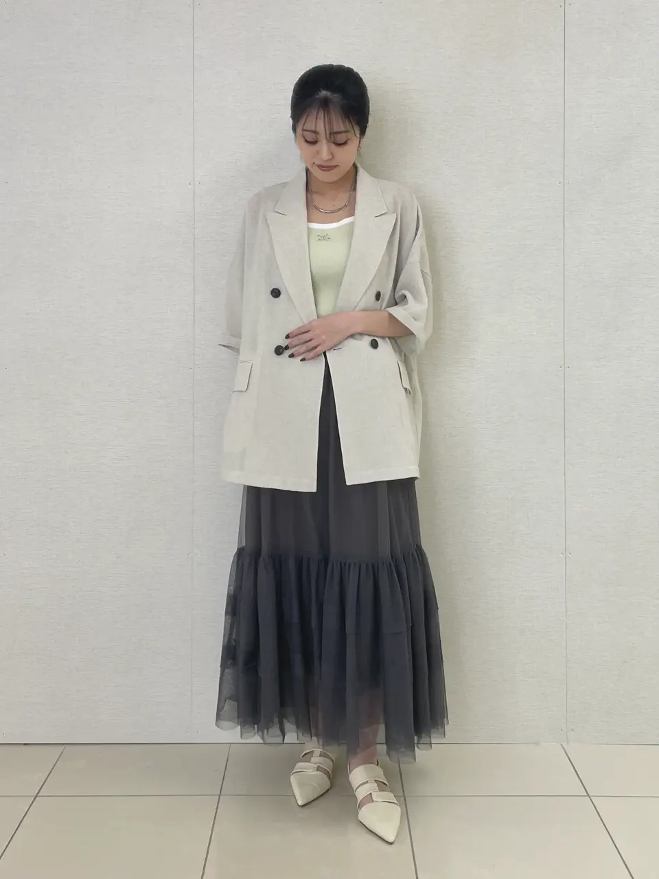 GRACE CONTINENTAL yoshi コーディネート画像