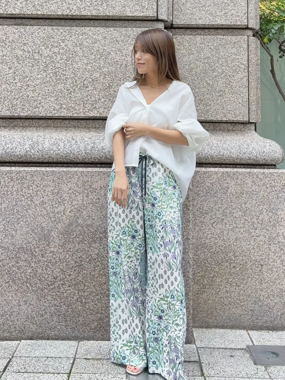 GRACE CONTINENTAL yukimi yonee コーディネート画像