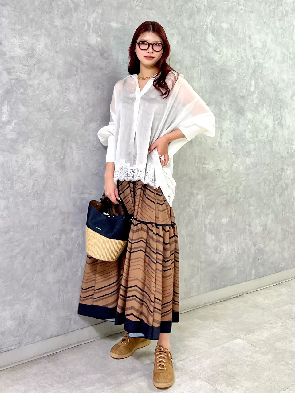 GRACE CONTINENTAL NORIA コーディネート画像