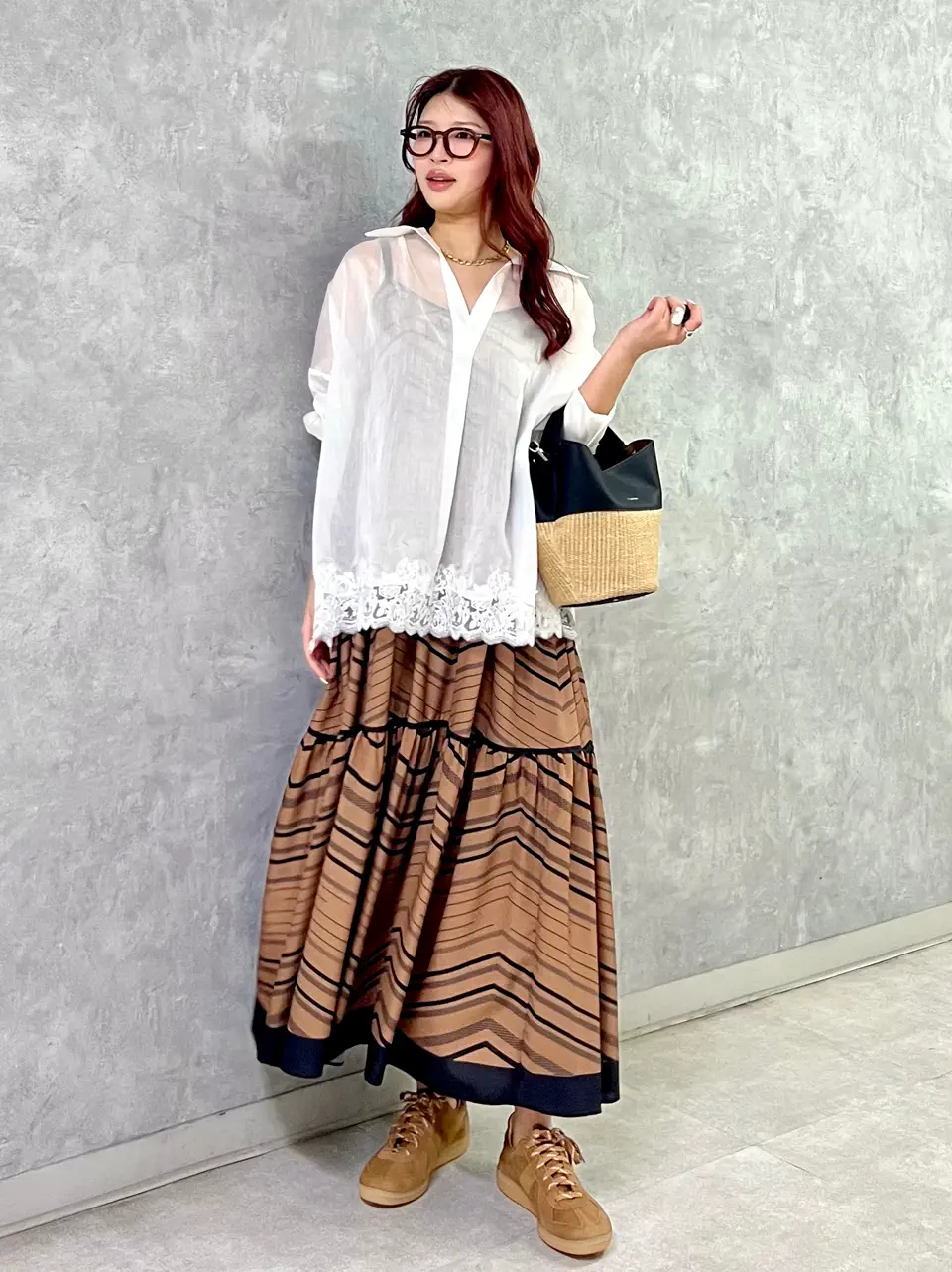 GRACE CONTINENTAL NORIA コーディネート画像