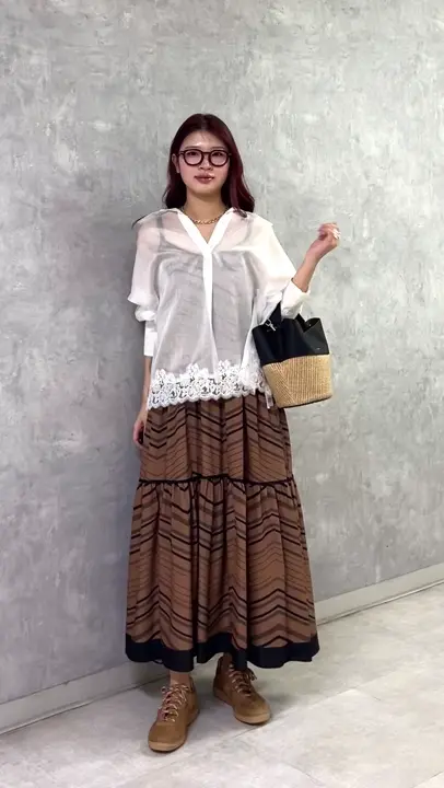 GRACE CONTINENTAL NORIA コーディネート画像