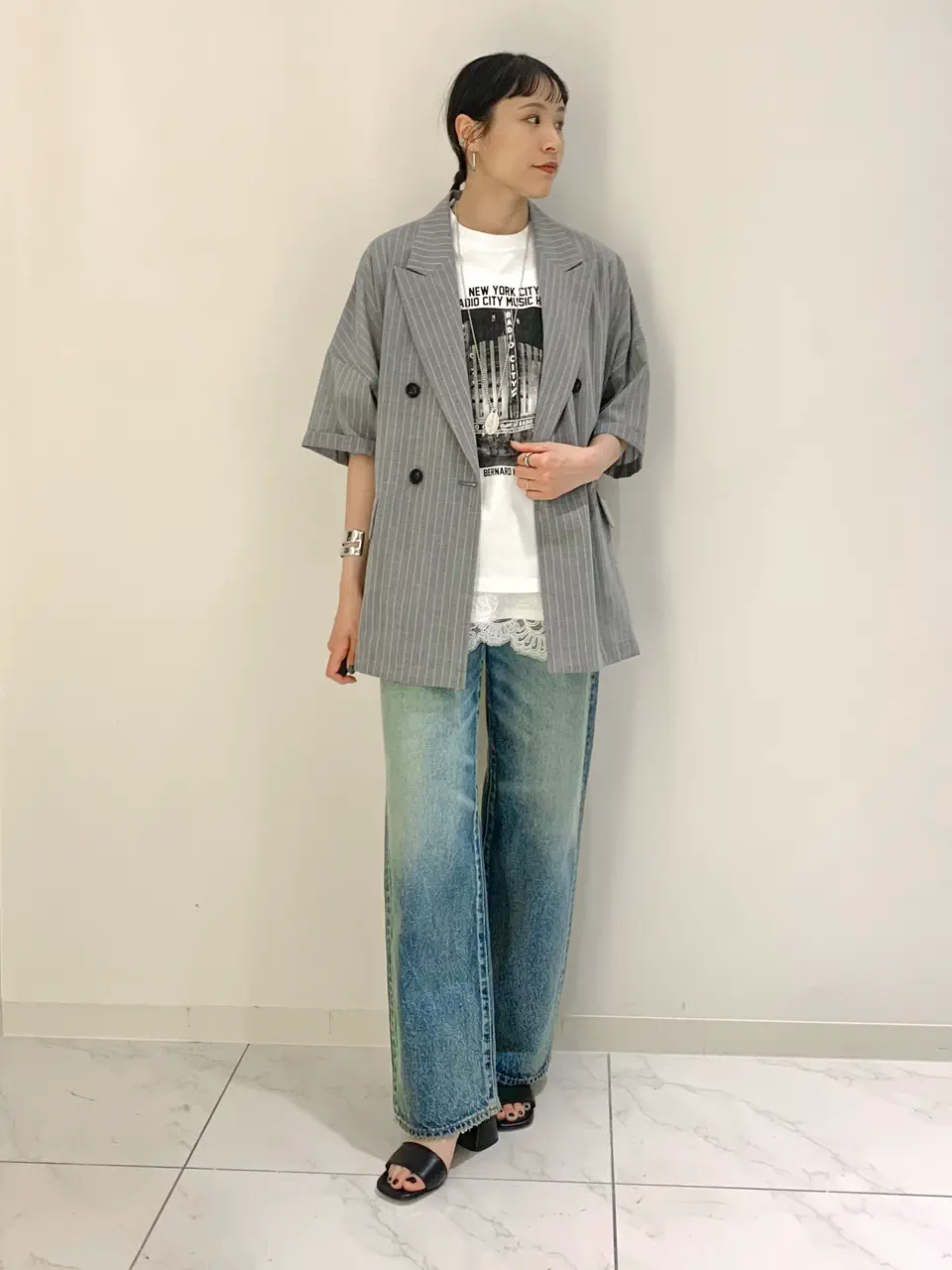  haruka iwasaki コーディネート画像