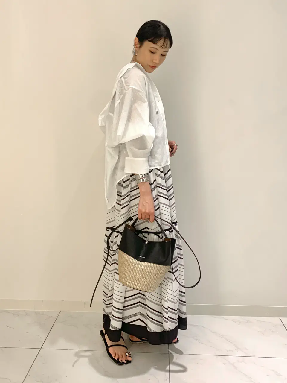 GRACE CONTINENTAL haruka iwasaki コーディネート画像