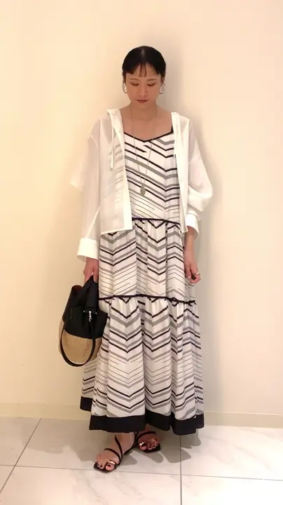 GRACE CONTINENTAL haruka iwasaki コーディネート画像