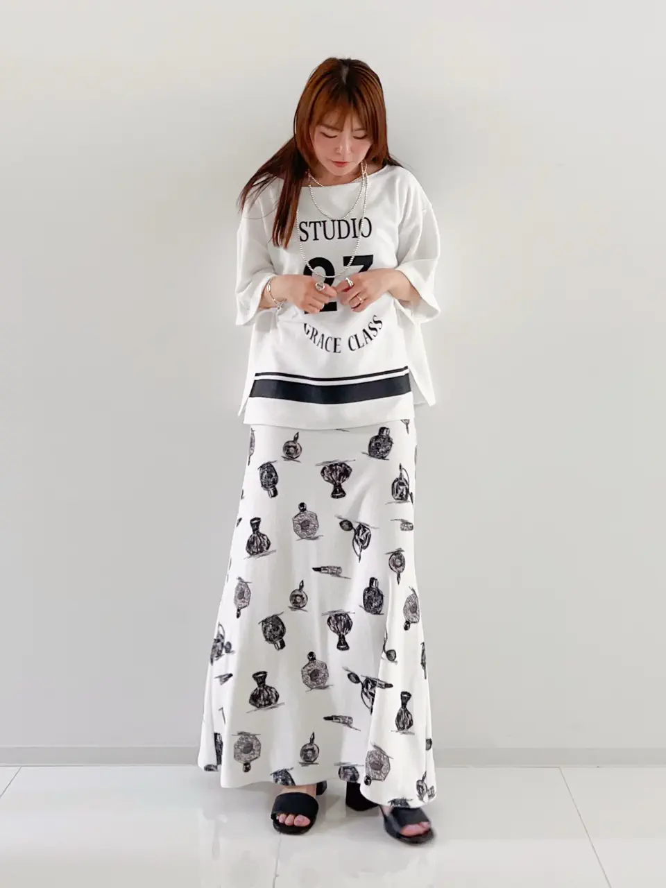 GRACE CONTINENTAL 古川温子 コーディネート画像