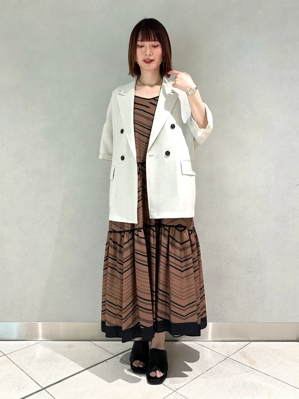 GRACE CONTINENTAL Kogane. コーディネート画像