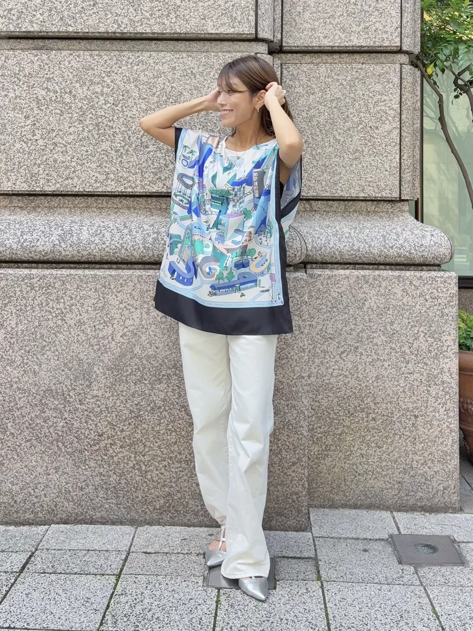 GRACE CONTINENTAL yukimi yonee コーディネート画像