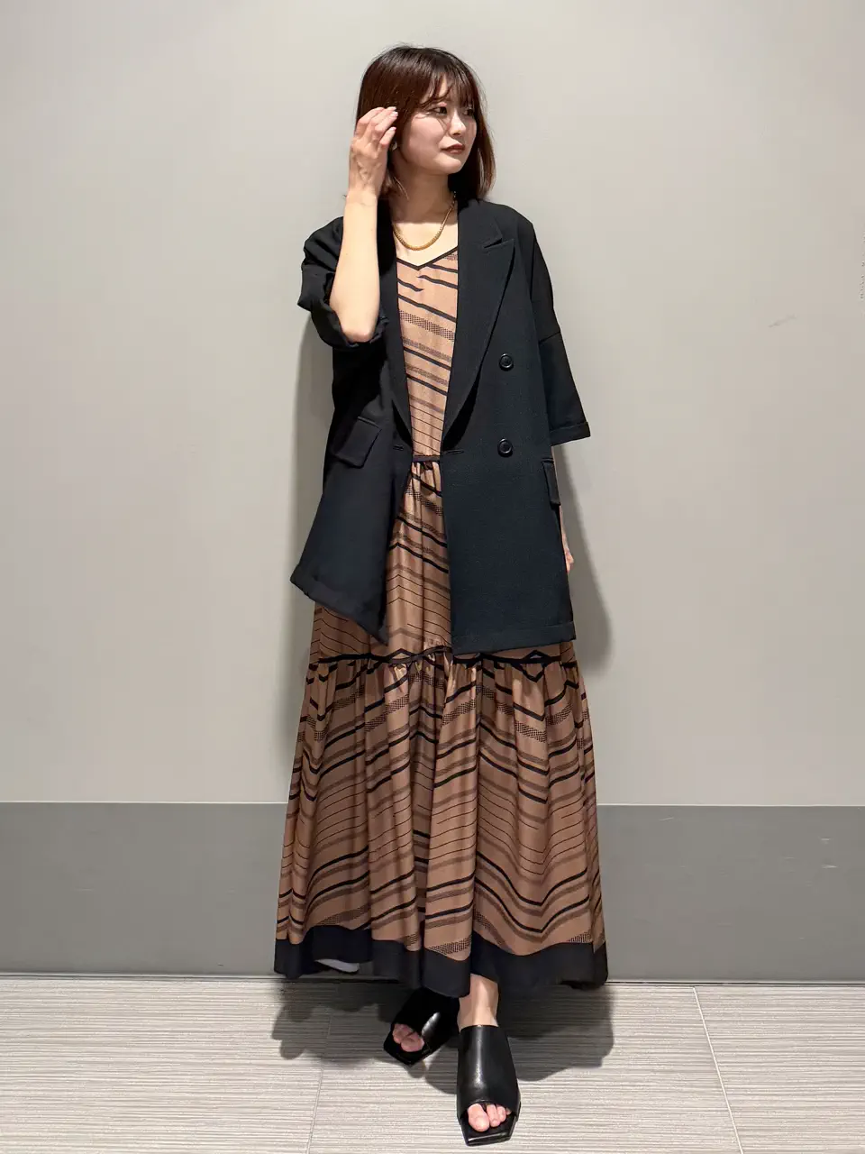 GRACE CONTINENTAL MORITA AI コーディネート画像