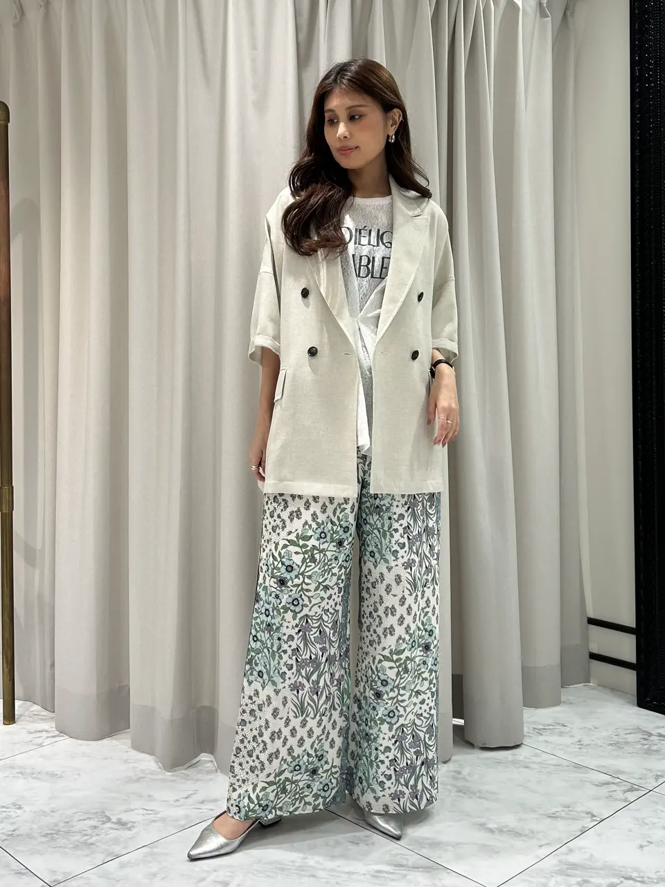 GRACE CONTINENTAL 志田　悠 コーディネート画像