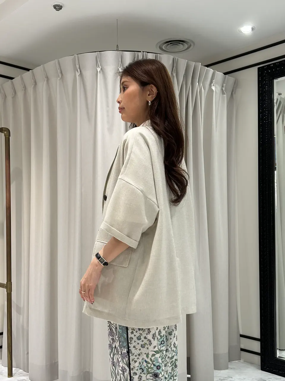 GRACE CONTINENTAL 志田　悠 コーディネート画像