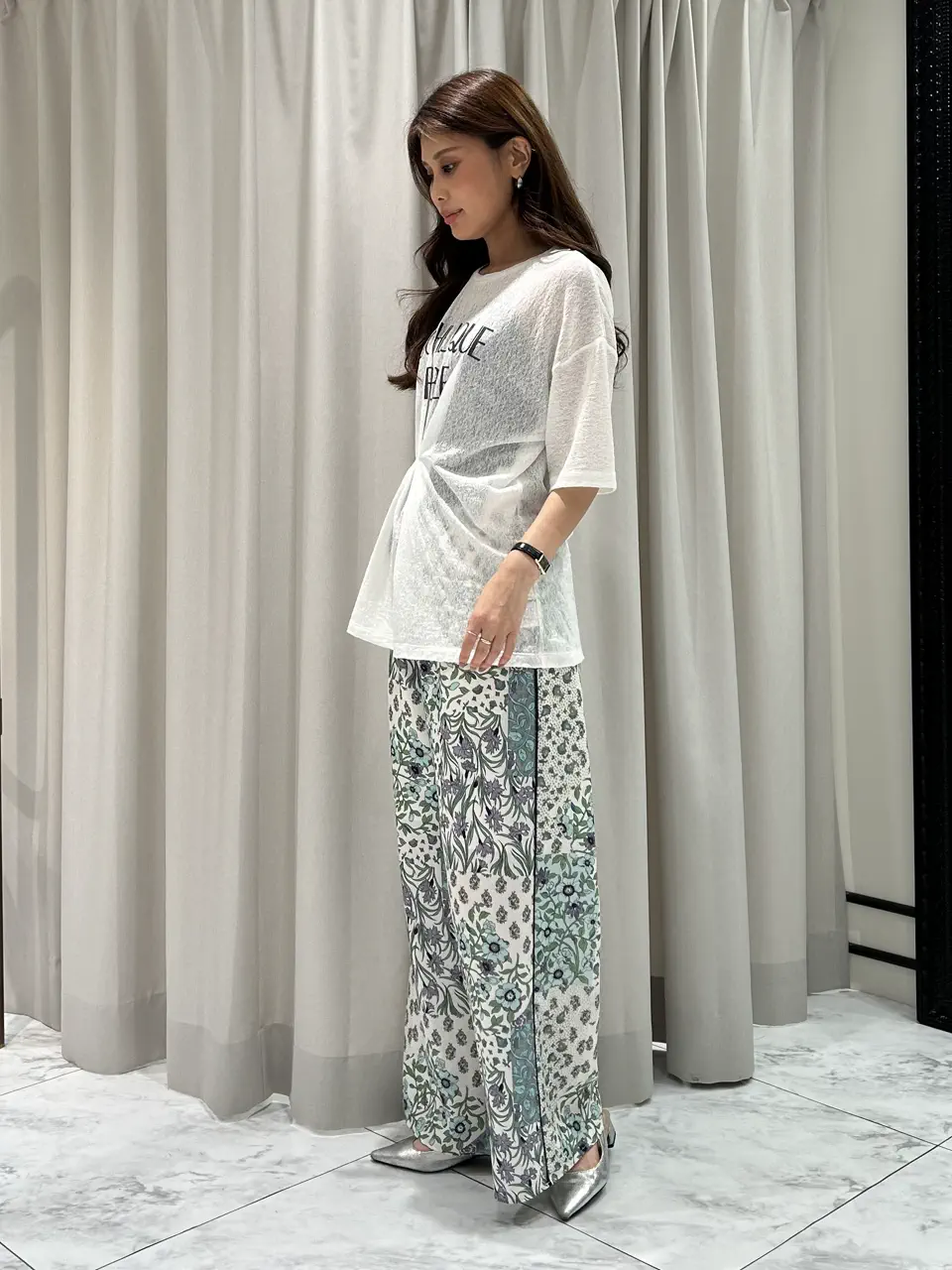 GRACE CONTINENTAL 志田　悠 コーディネート画像