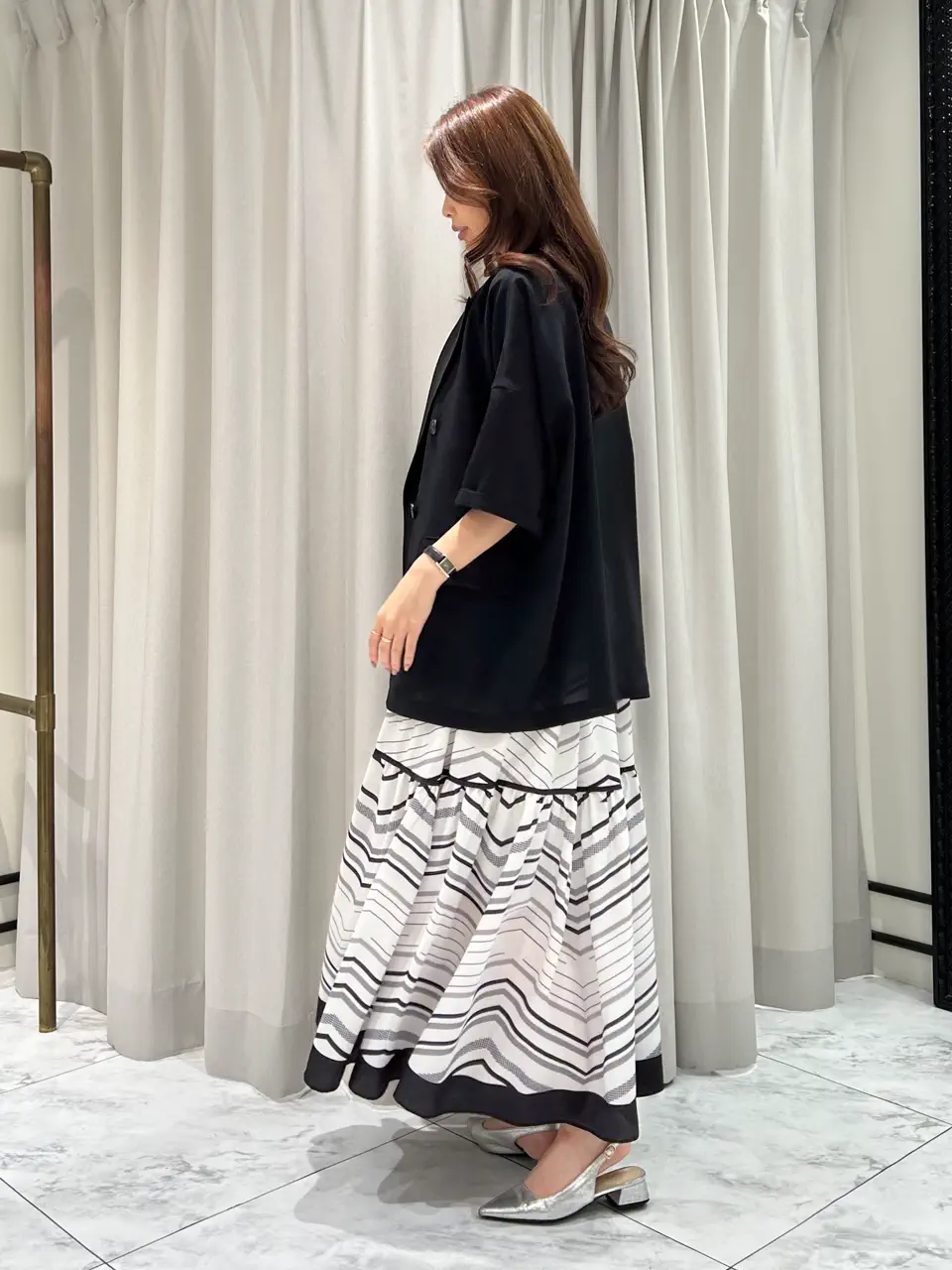 GRACE CONTINENTAL 志田　悠 コーディネート画像