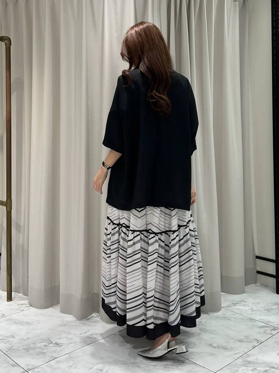 GRACE CONTINENTAL 志田　悠 コーディネート画像