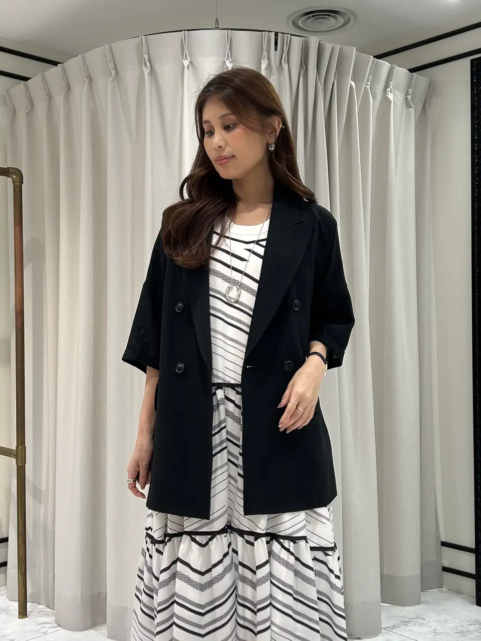 GRACE CONTINENTAL 志田　悠 コーディネート画像