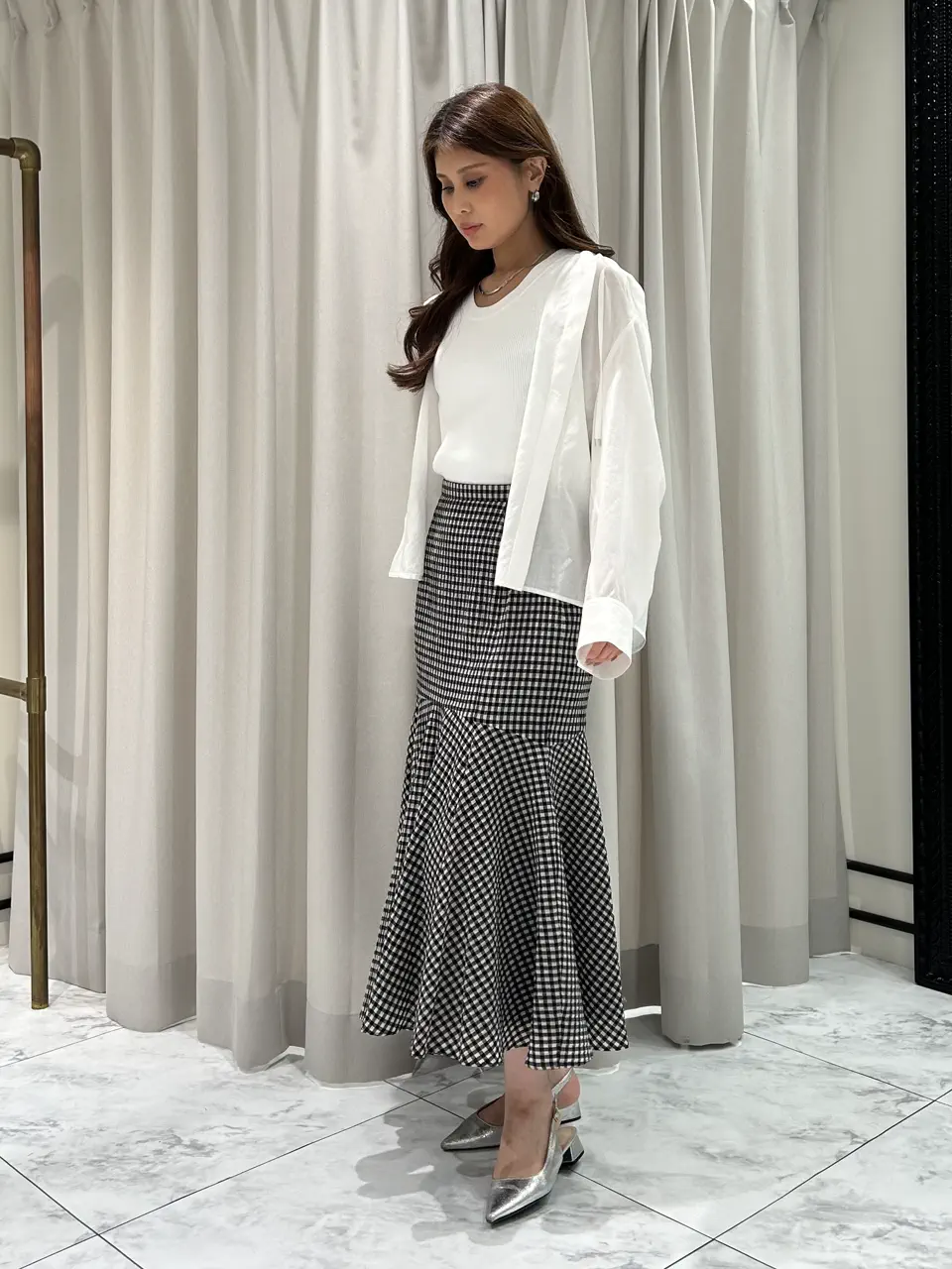 GRACE CONTINENTAL 志田　悠 コーディネート画像