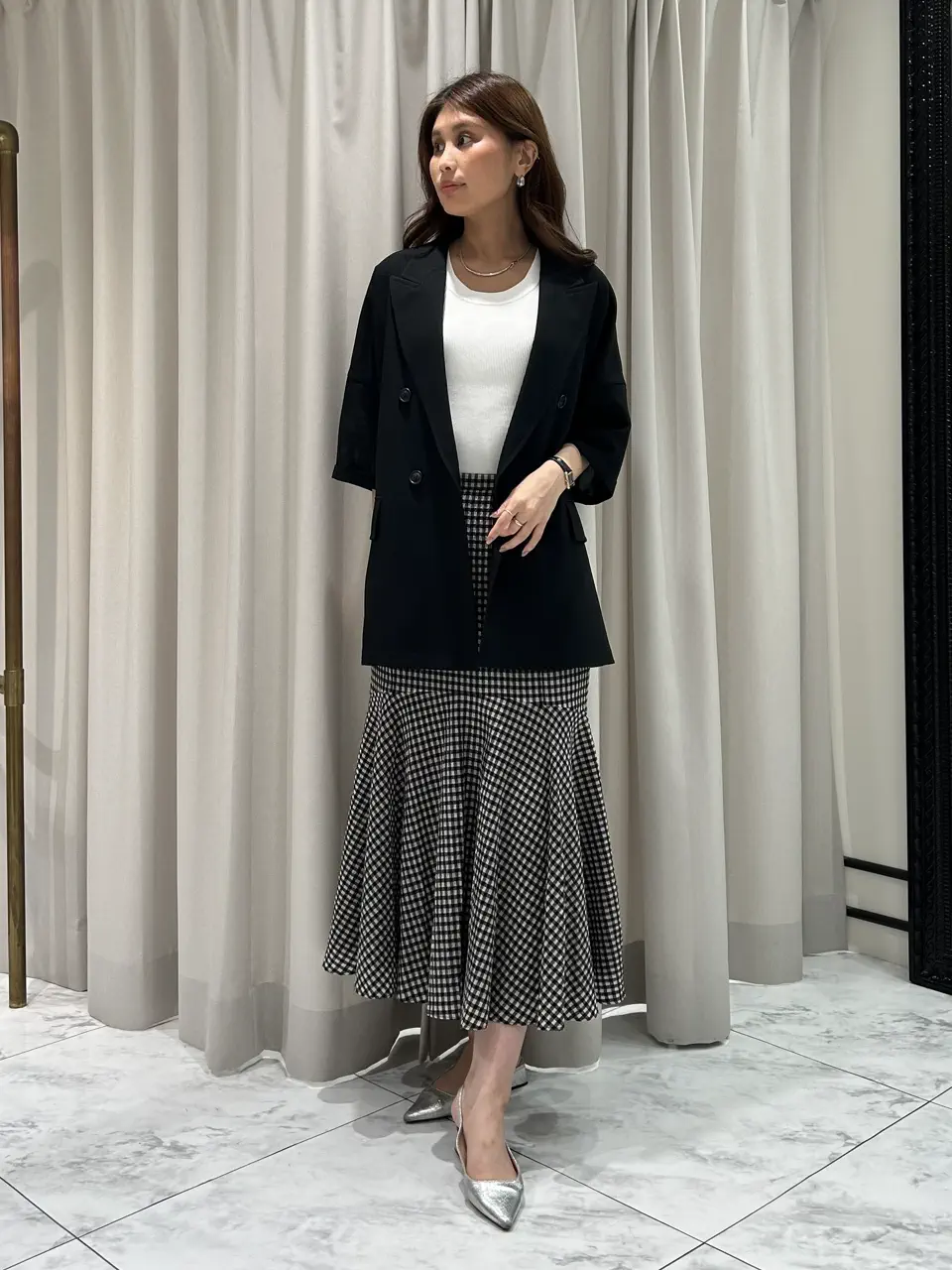 GRACE CONTINENTAL 志田　悠 コーディネート画像