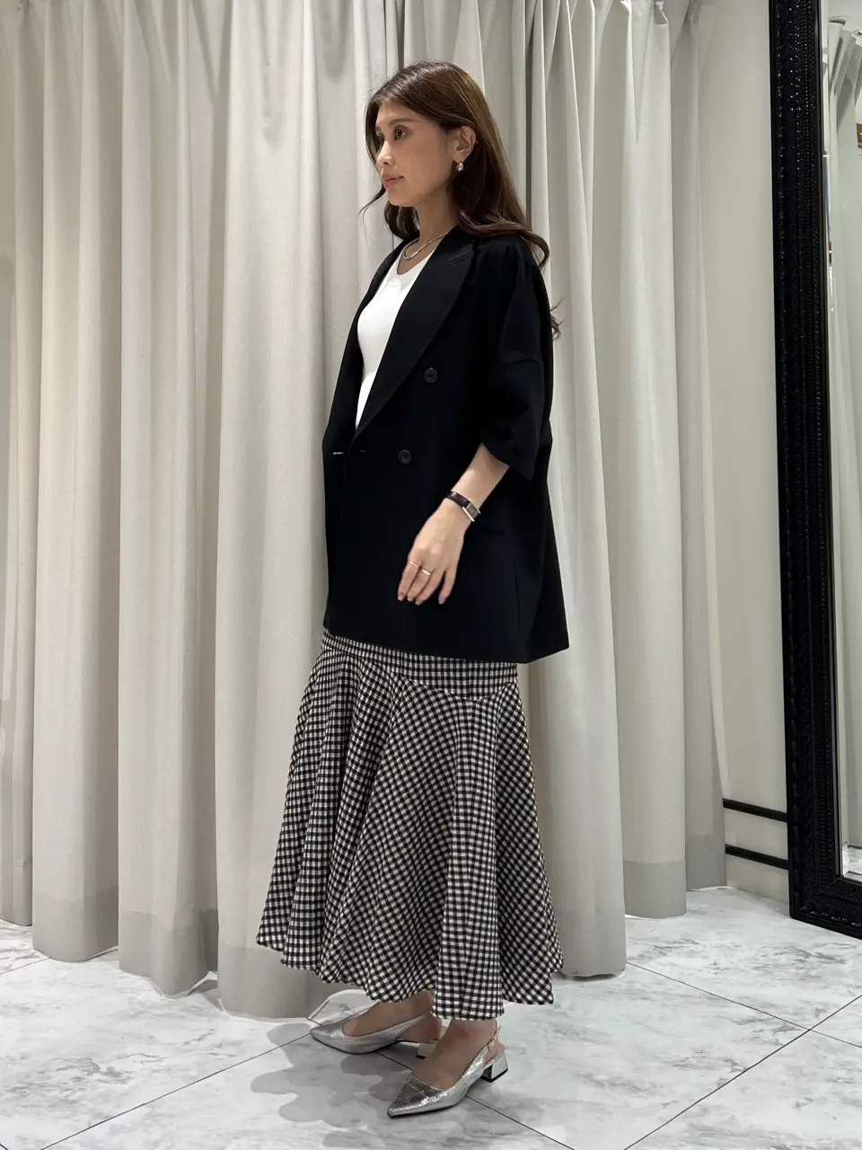 GRACE CONTINENTAL 志田　悠 コーディネート画像