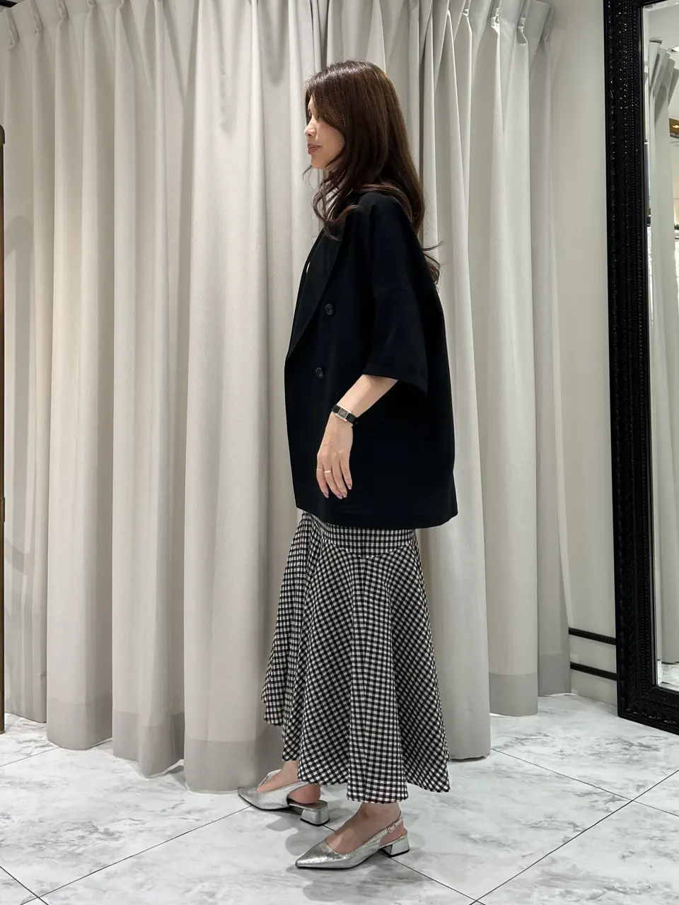 GRACE CONTINENTAL 志田　悠 コーディネート画像