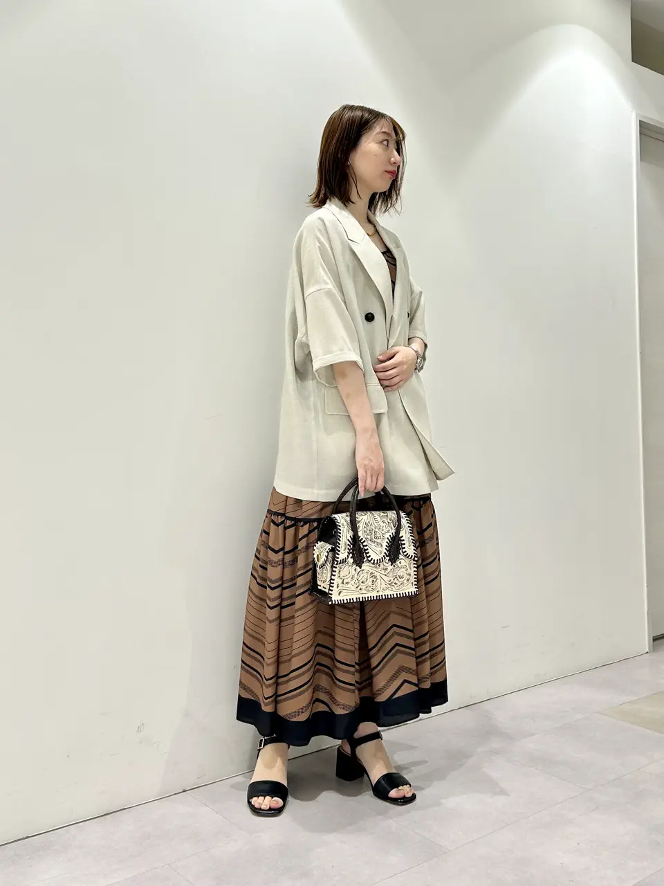 GRACE CONTINENTAL eri コーディネート画像