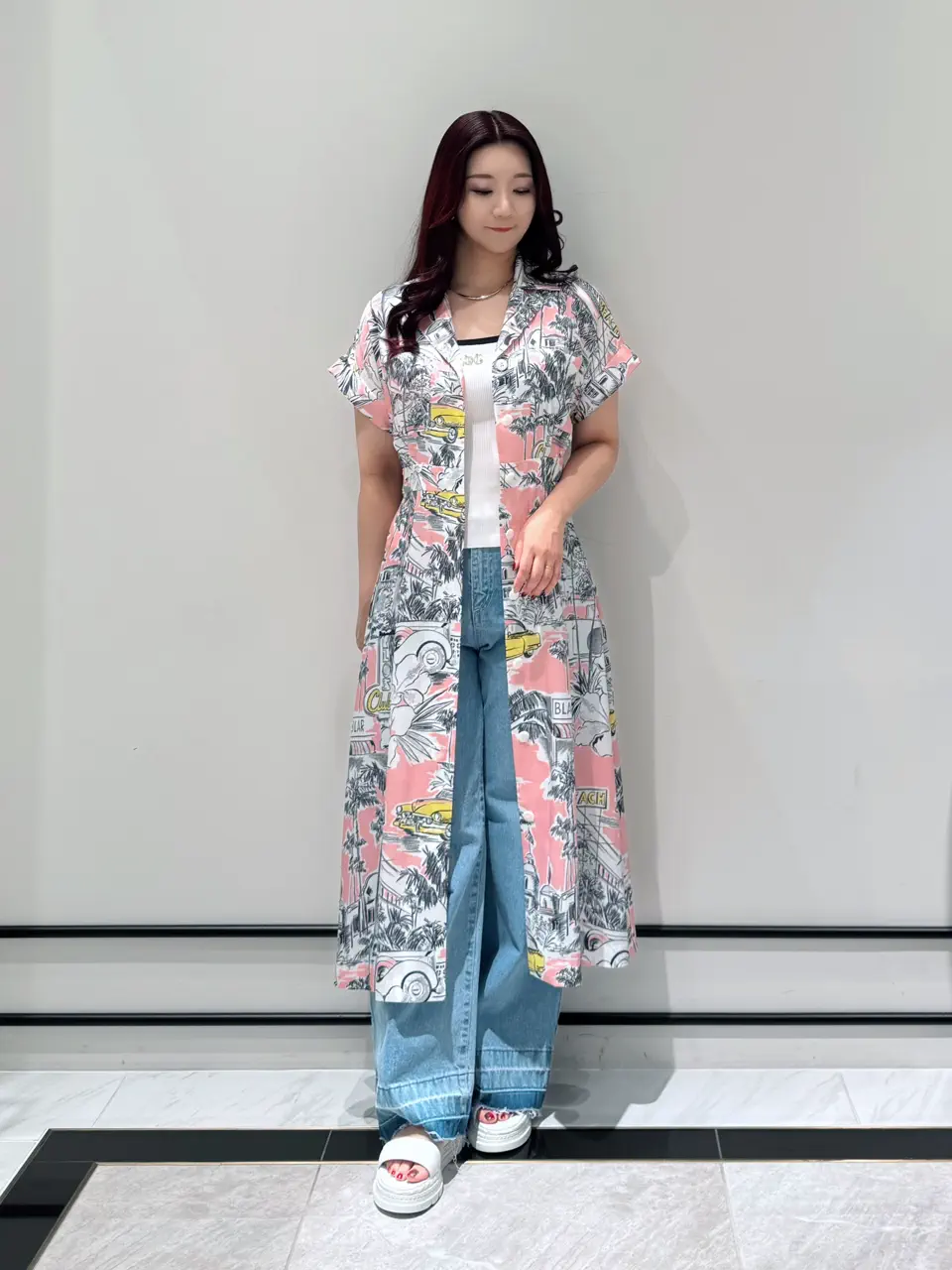 GRACE CONTINENTAL MOMOKO コーディネート画像