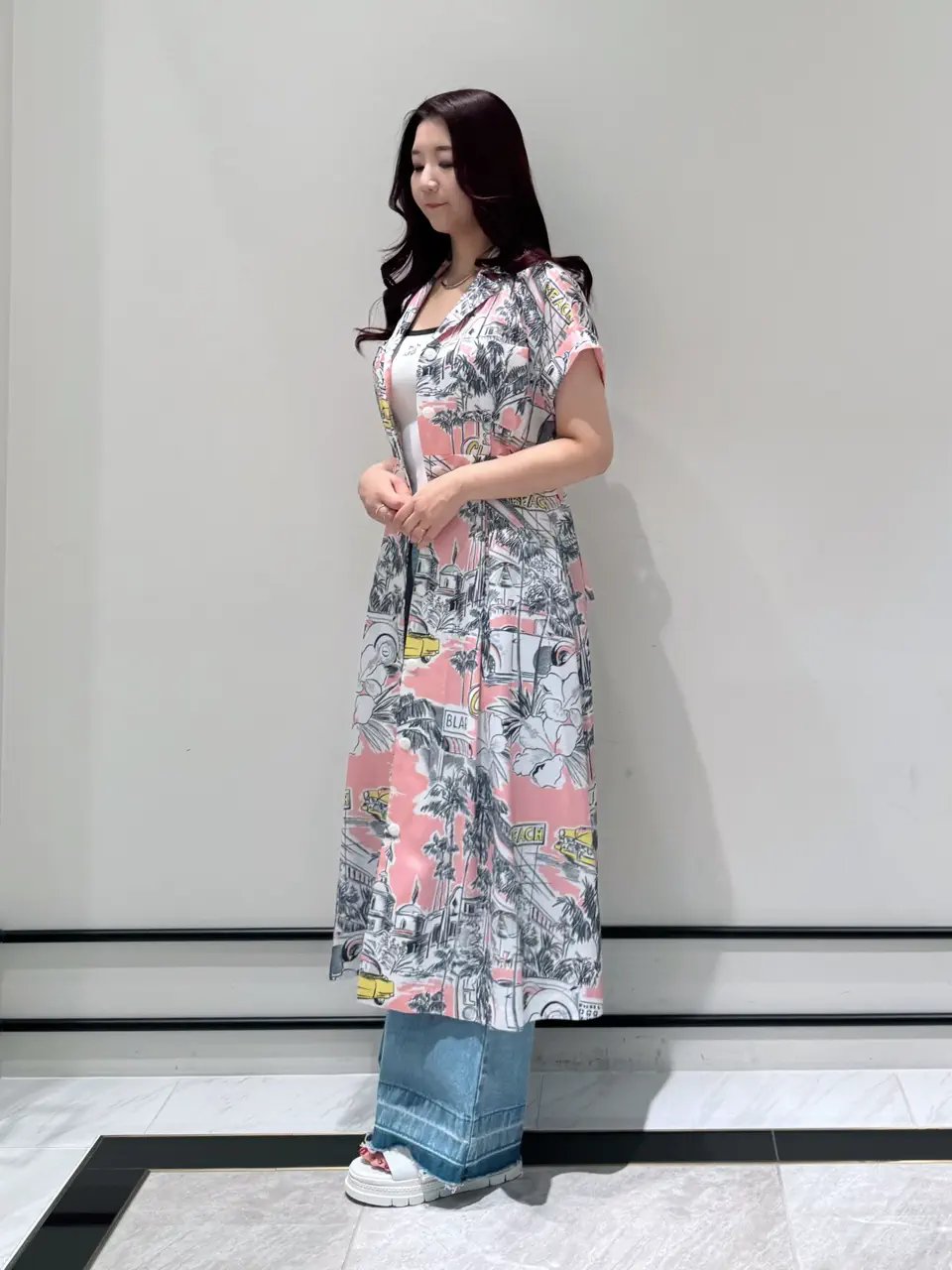 GRACE CONTINENTAL MOMOKO コーディネート画像