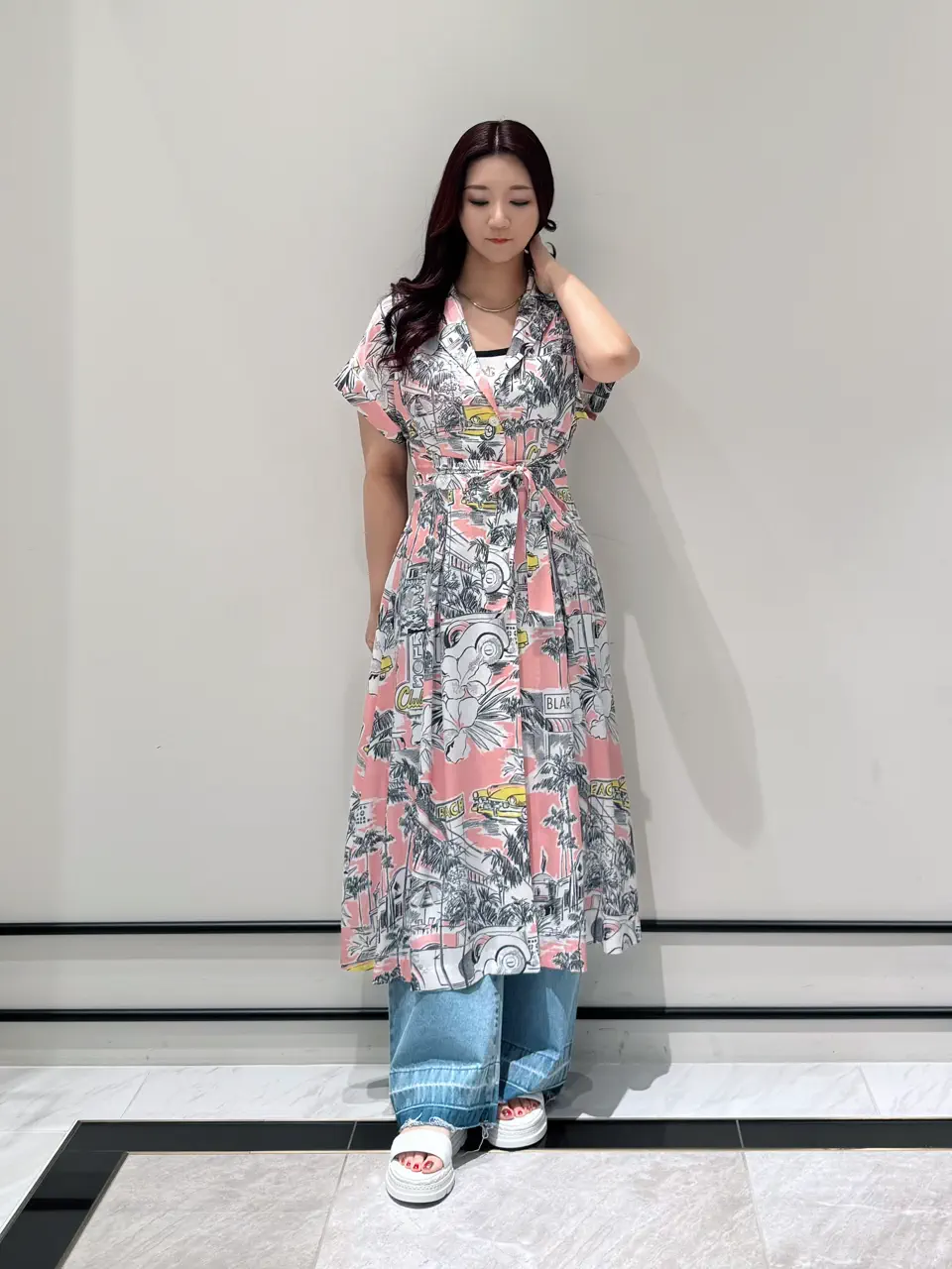 GRACE CONTINENTAL MOMOKO コーディネート画像