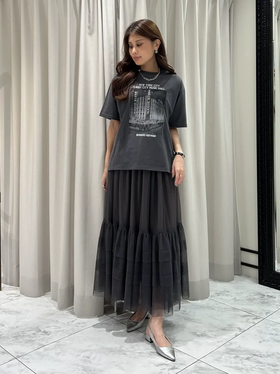 GRACE CONTINENTAL 志田　悠 コーディネート画像