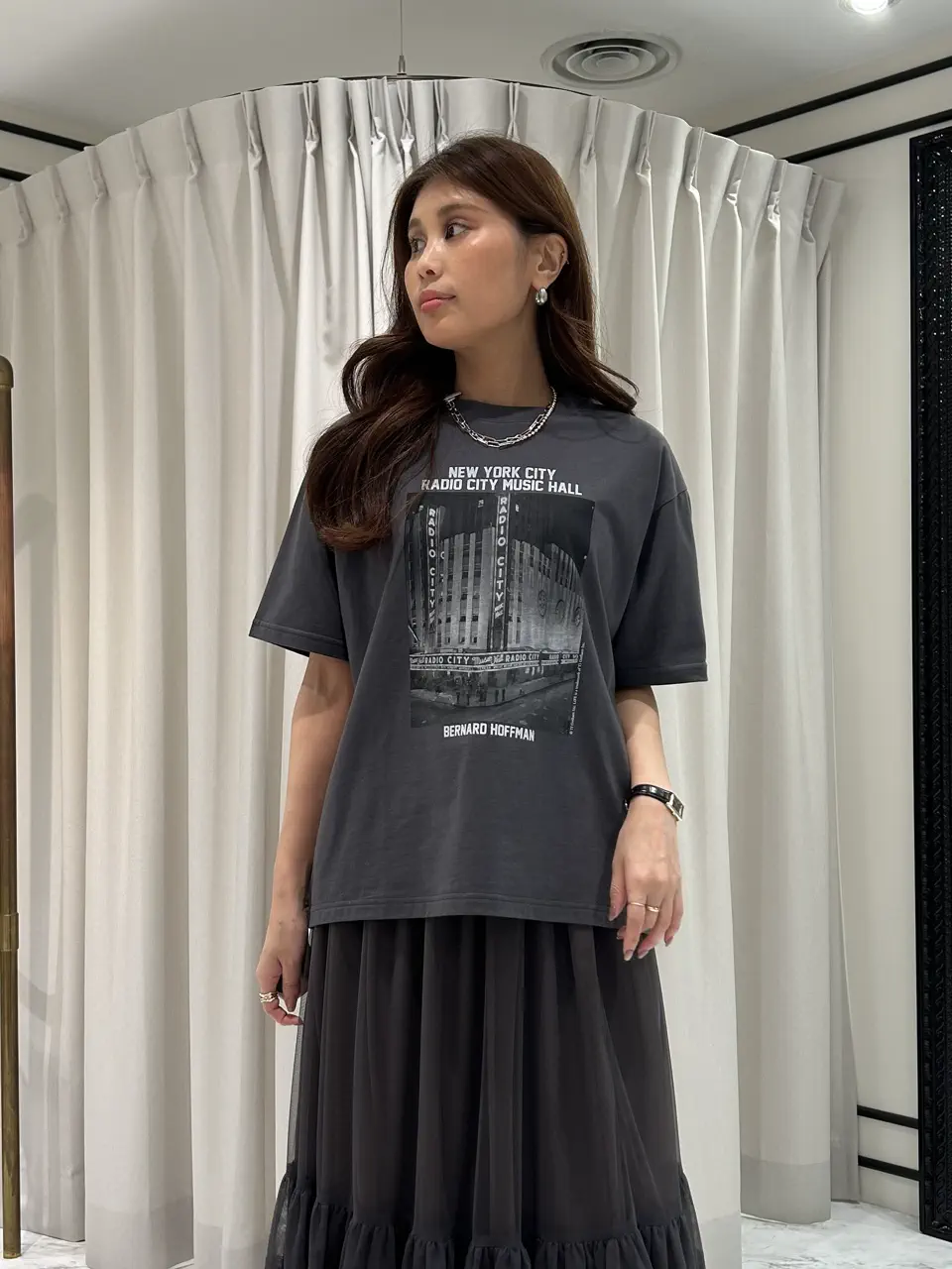 GRACE CONTINENTAL 志田　悠 コーディネート画像