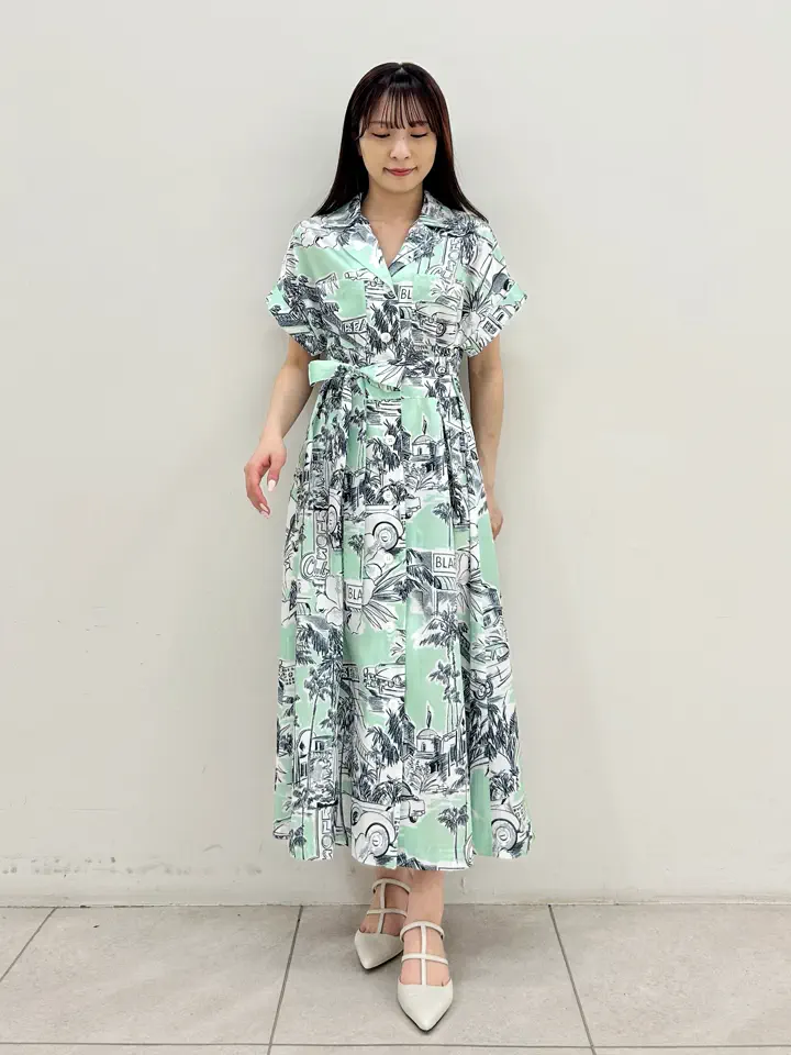 GRACE CONTINENTAL Miu Akamatsu コーディネート画像