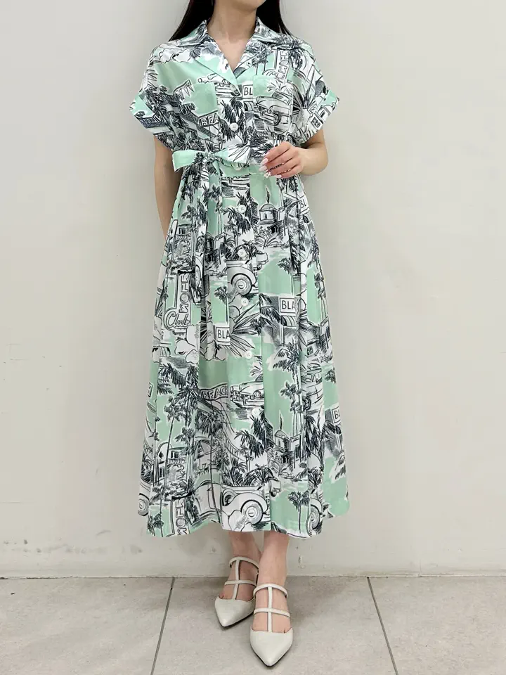 GRACE CONTINENTAL Miu Akamatsu コーディネート画像