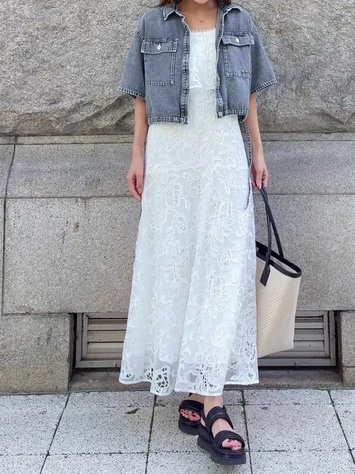 GRACE CONTINENTAL yukimi yonee コーディネート画像