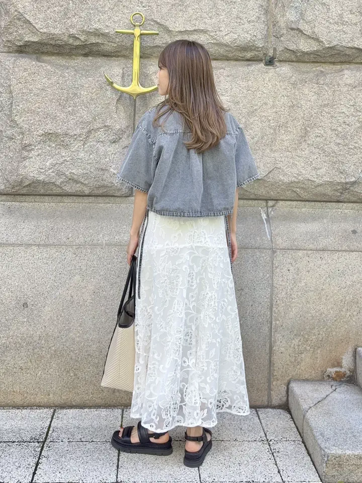 GRACE CONTINENTAL yukimi yonee コーディネート画像