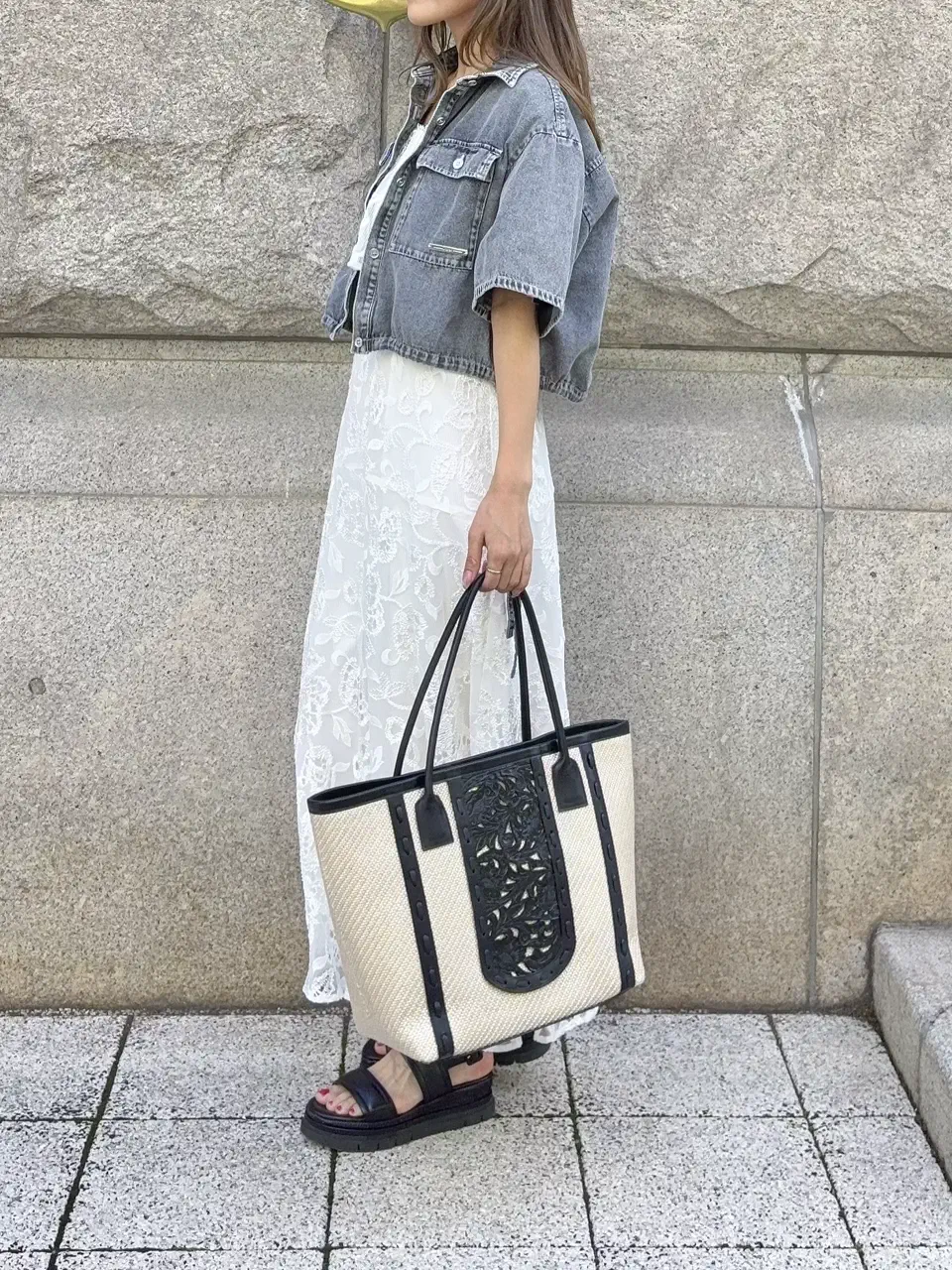 GRACE CONTINENTAL yukimi yonee コーディネート画像