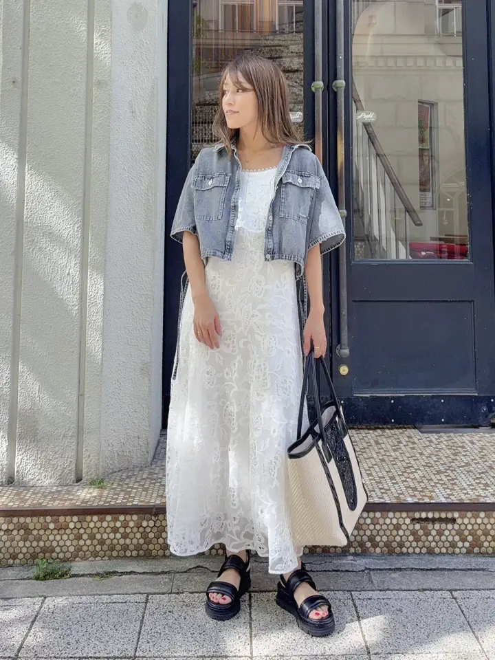 GRACE CONTINENTAL yukimi yonee コーディネート画像