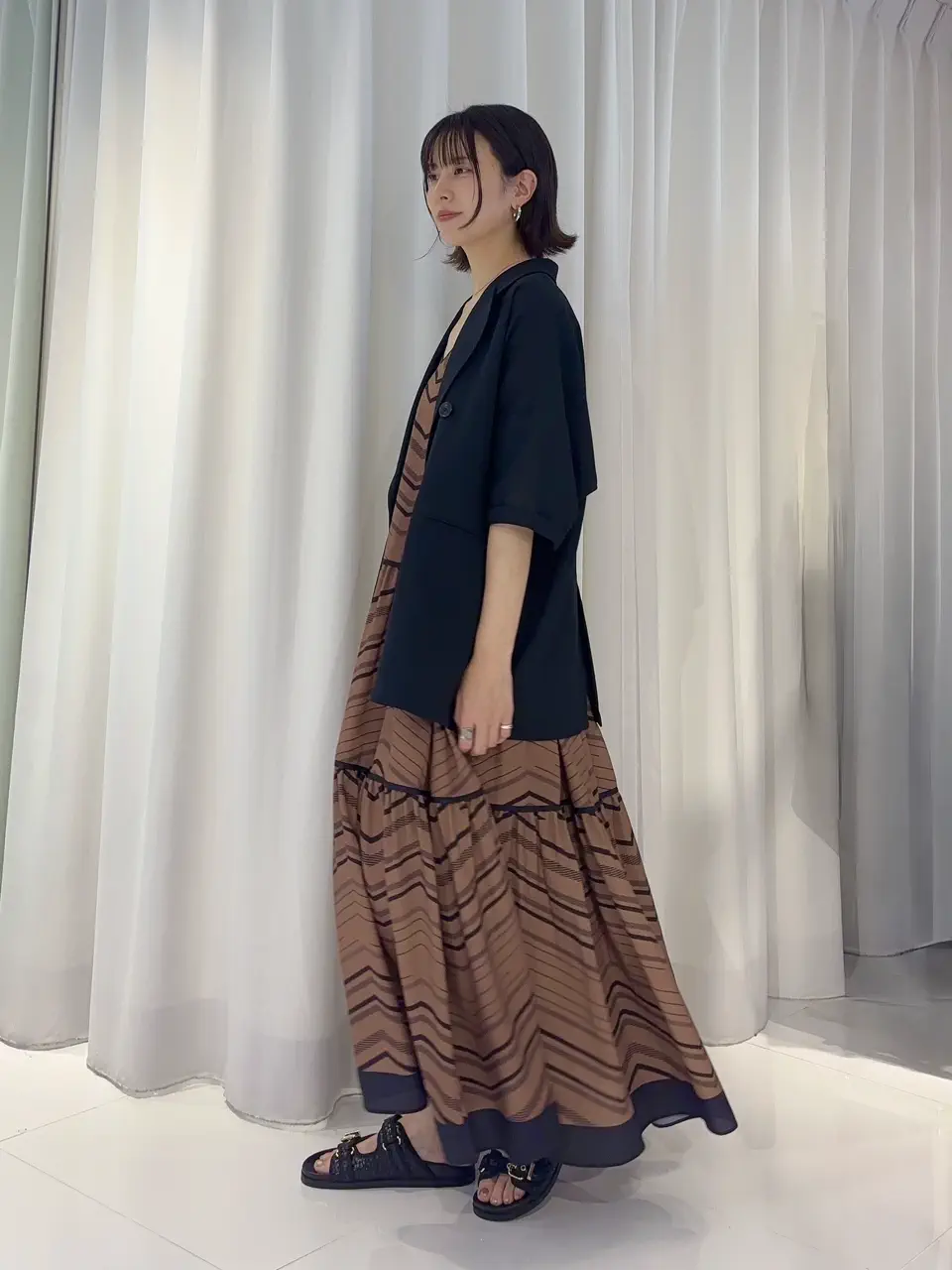 GRACE CONTINENTAL Hikaru Okada コーディネート画像
