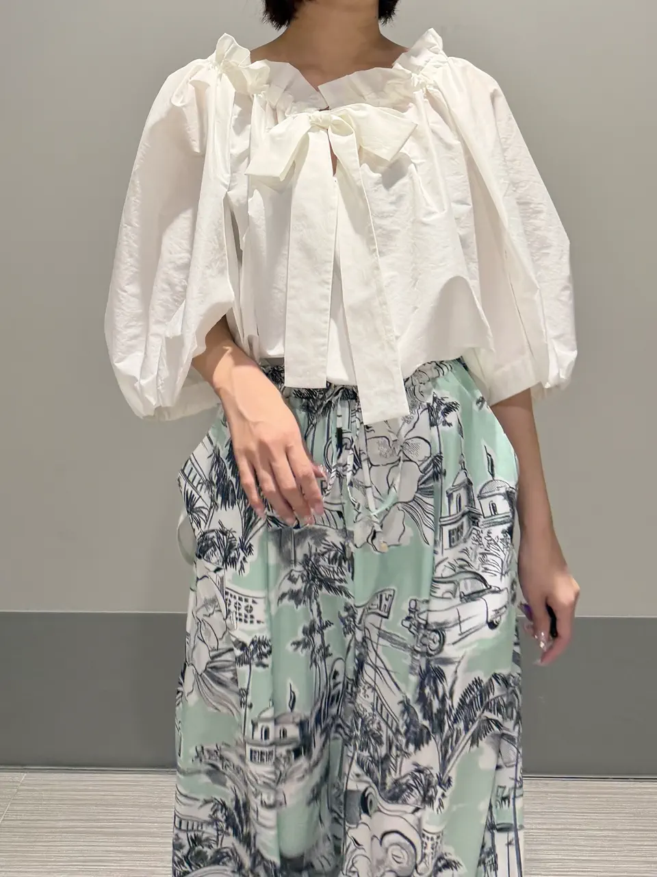 GRACE CONTINENTAL MORITA AI コーディネート画像