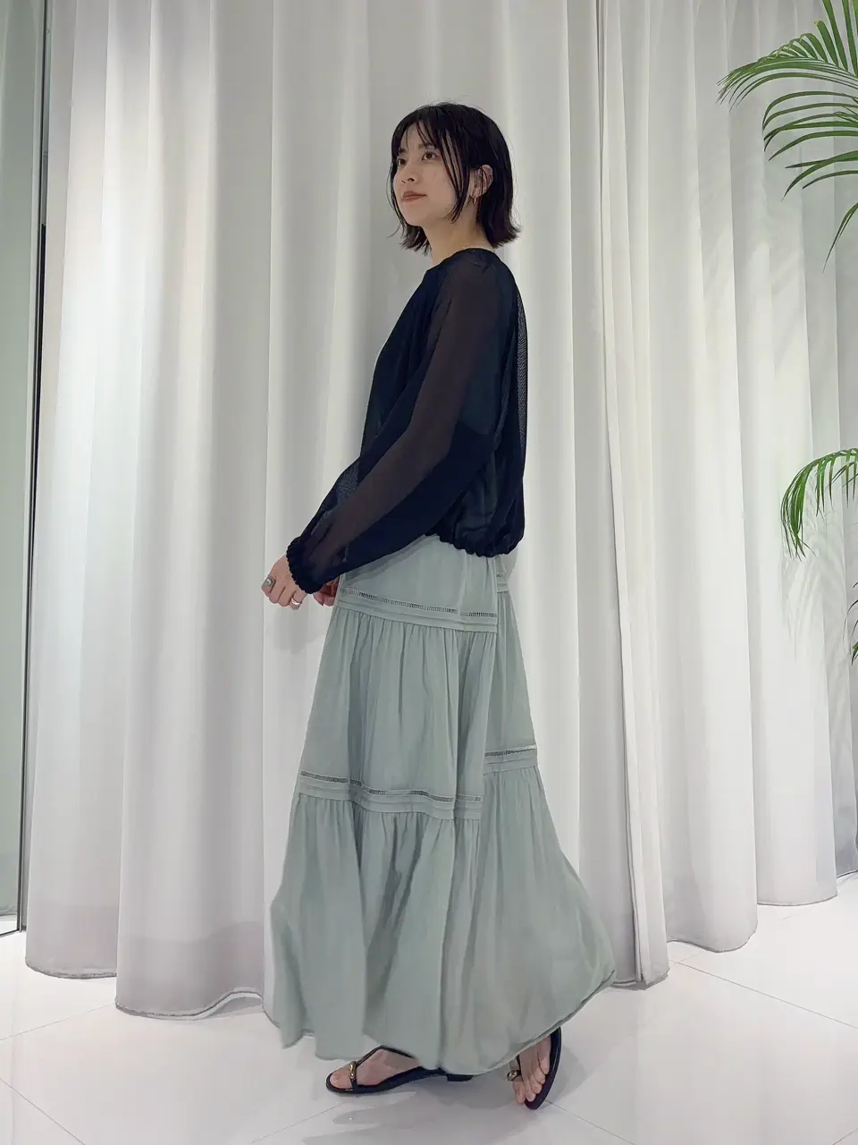 GRACE CONTINENTAL Hikaru Okada コーディネート画像