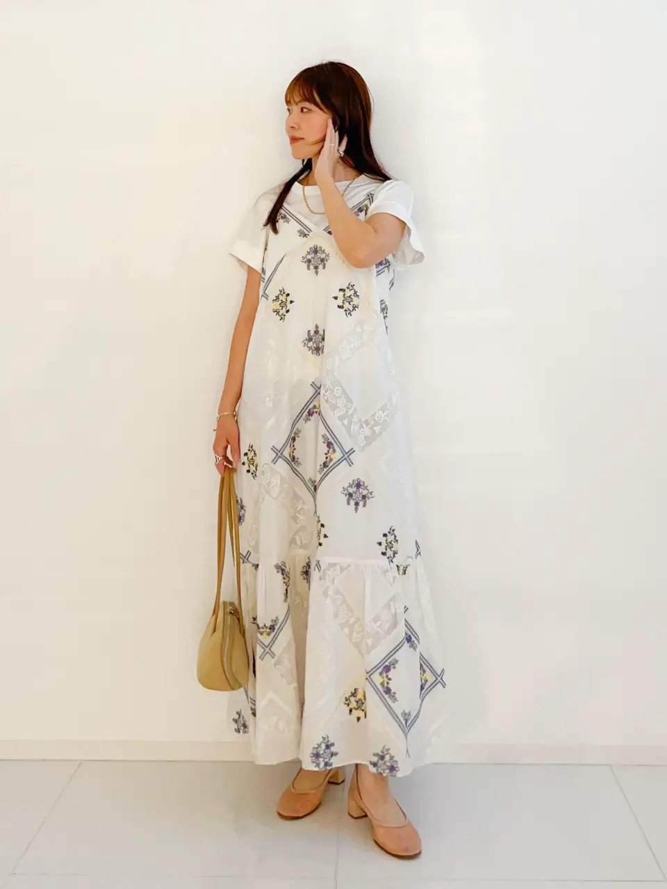  古川温子 コーディネート画像